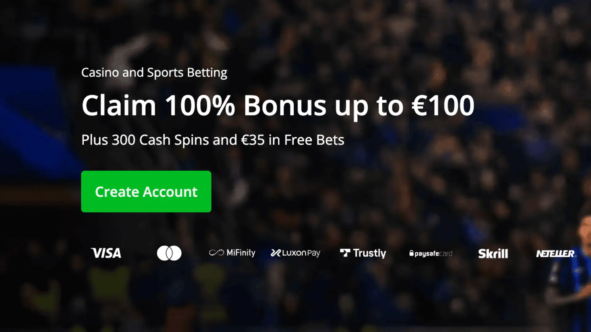 Betsson welcome bonus